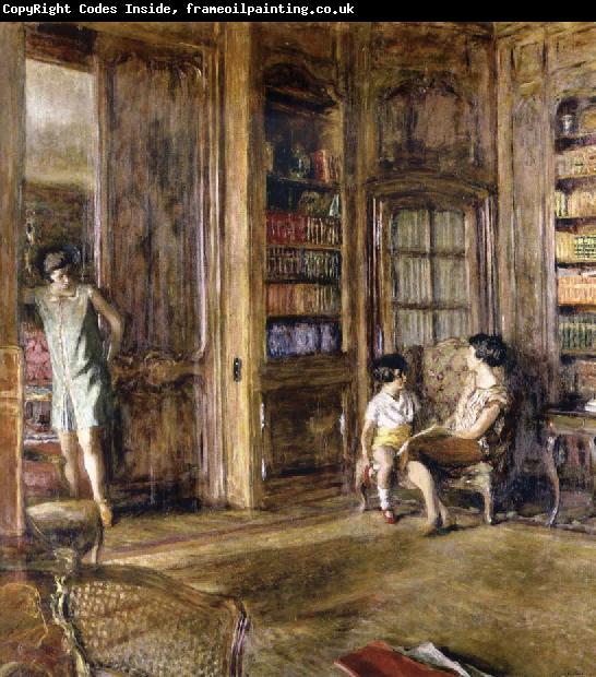 Edouard Vuillard In the Library